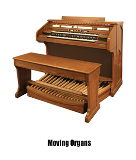 moving cost for Organs Pianos