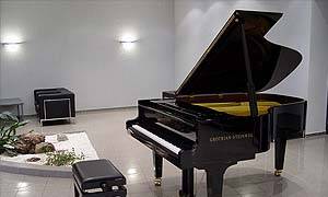Moving Concert Grand Piano